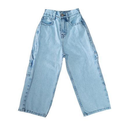 شلوار جین بچگانه مدل بگ بنددار