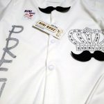 ست سرهمی و کلاه نوزادی پسرانه نی نی روز طرح پرنس کد M449