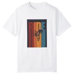 تی شرت آستین کوتاه پسرانه مدل دوچرخه سواری راید