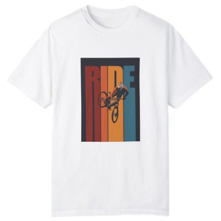 تی شرت آستین کوتاه پسرانه مدل دوچرخه سواری راید