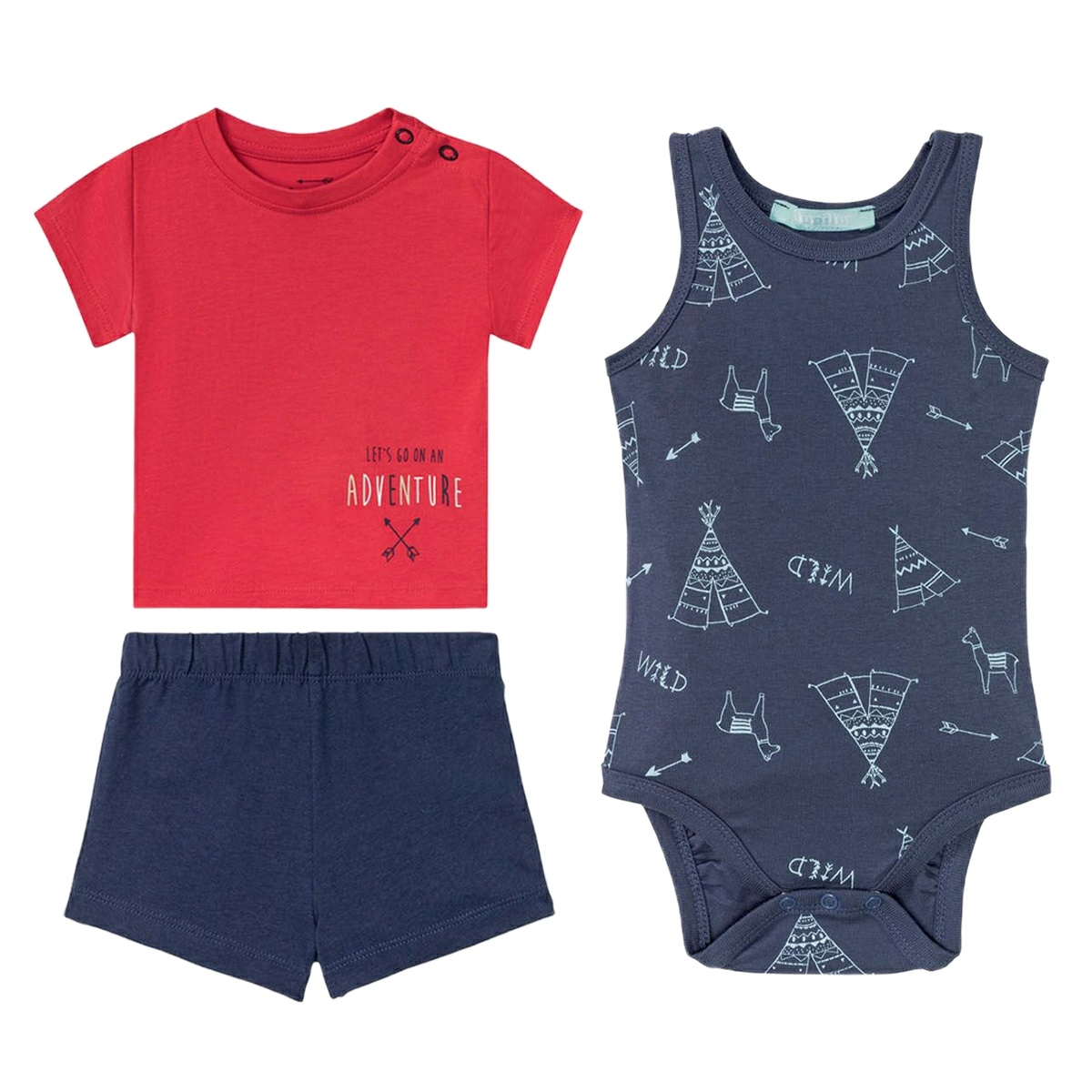 ست 3 تکه لباس پسرانه لوپیلو مدل 8472071 ست 3 تکه لباس پسرانه لوپیلو مدل 8472071