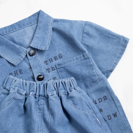 ست پیراهن و شلوارک پسرانه مدل 2309