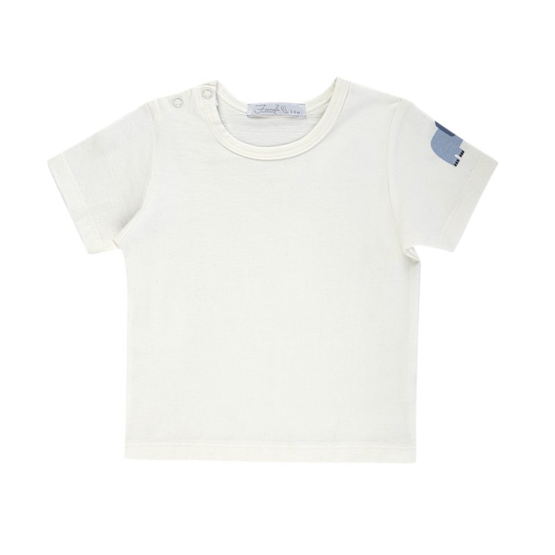 ست تی شرت و سرهمی پسرانه فیورلا مدل فیل و ببر بازیگوش کد 25036