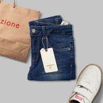 شلوار جین پسرانه کولزیون مدل ابر و بادی سنگ شور کد 324