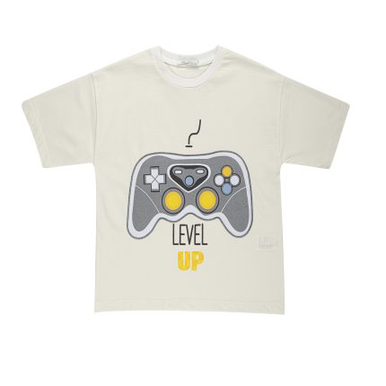تی شرت آستین کوتاه پسرانه فیورلا مدل level up کد 45062