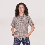 پیراهن پسرانه مدل چهارخانه کد KAM_B14022234