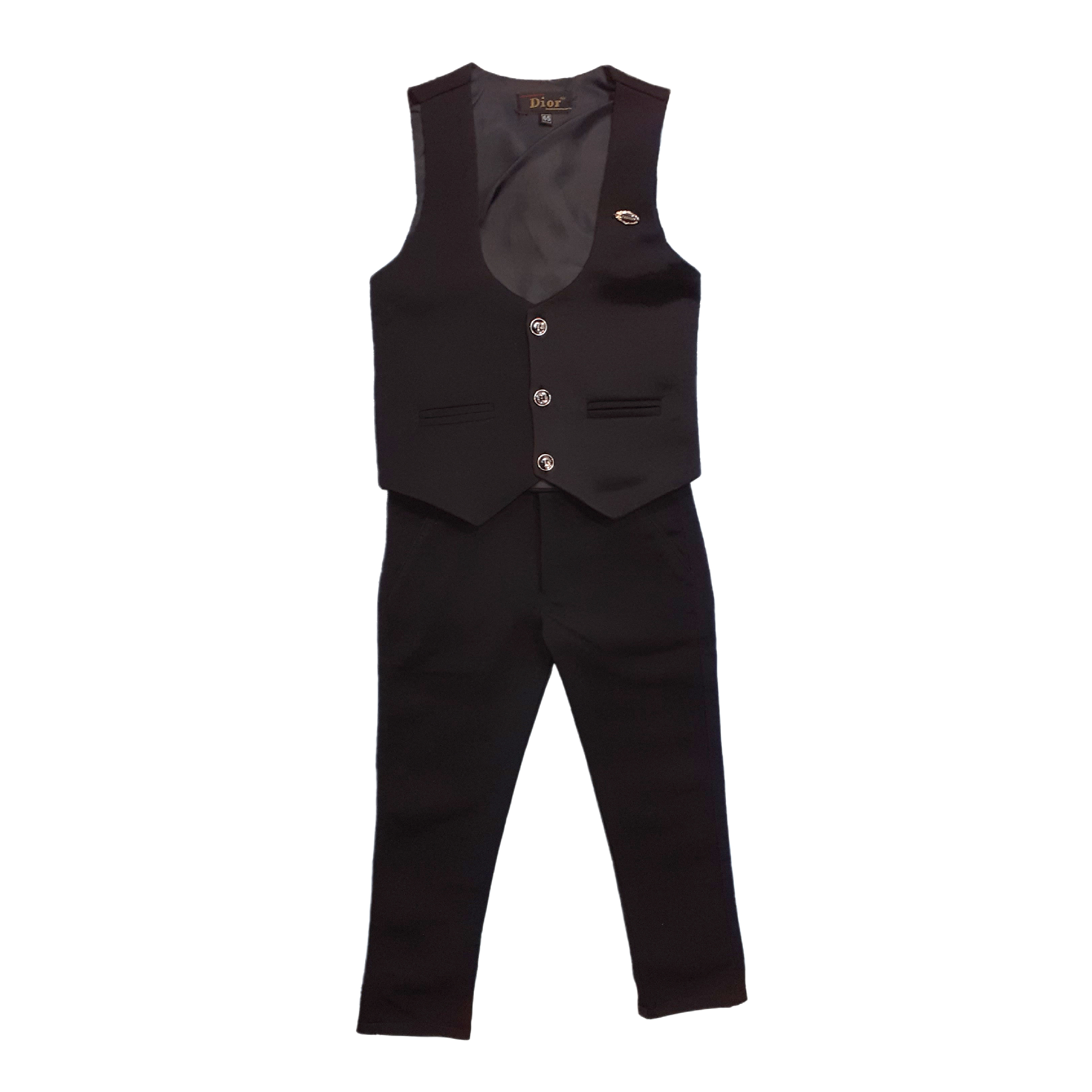 ست جلیقه و شلوار پسرانه مدل سه دکمه 03 ست جلیقه و شلوار پسرانه مدل سه دکمه 03