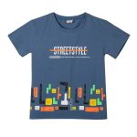 تی شرت آستین کوتاه پسرانه مدل MD3-CF3494