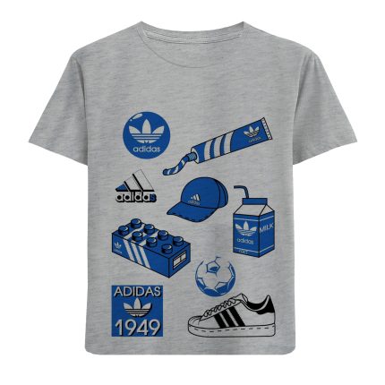 تی شرت آستین کوتاه پسرانه مدل ورزشی D121