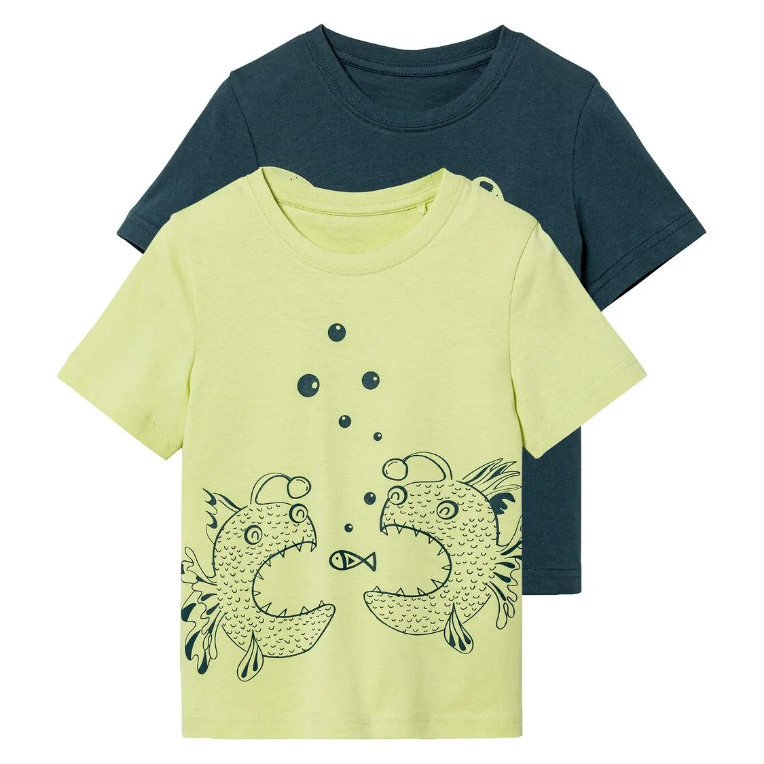 تی شرت آستین کوتاه بچگانه لوپیلو مدل اختاپوس مجموعه 2 عددی تی شرت آستین کوتاه بچگانه لوپیلو مدل اختاپوس مجموعه 2 عددی