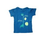 تی شرت آستین کوتاه پسرانه مدل دایناسور مجموعه دو عددی