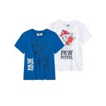 تی شرت آستین کوتاه پسرانه پاو پاترول مدل paW مجموعه دو عددی