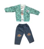 ست 3 تکه لباس پسرانه مدل فیل 1254