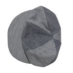 ست سرهمی و کلاه نوزادی پسرانه فسقلیمون طرح فیل کد 1155 رنگ طوسی