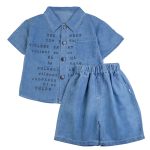 ست پیراهن و شلوارک پسرانه مدل 2309