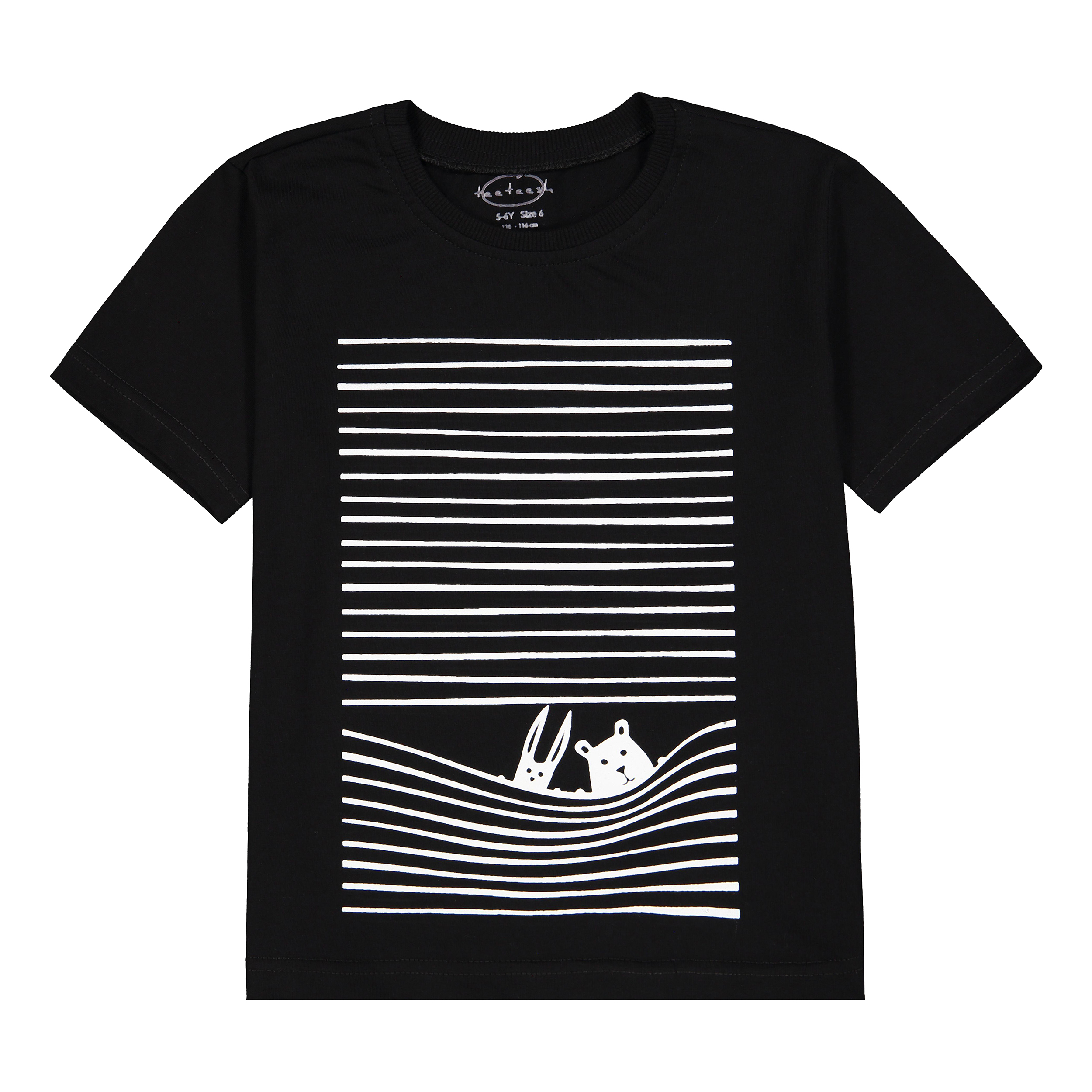 تی شرت آستین کوتاه پسرانه تیتیش مدل Rabbit And Bear تی شرت آستین کوتاه پسرانه تیتیش مدل Rabbit And Bear