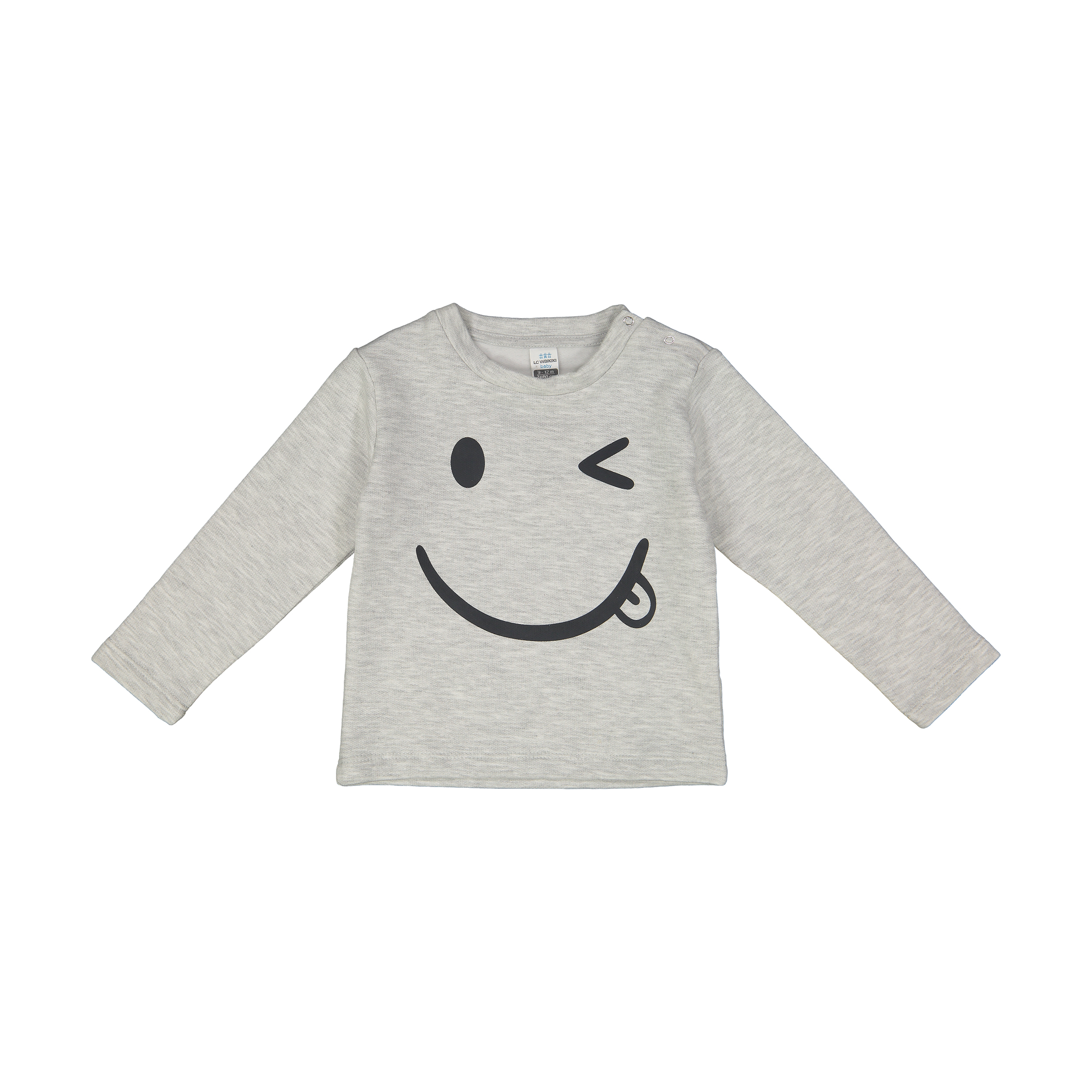 تی شرت آستین بلند پسرانه ال سی وایکیکی مدل W123553Z1-L8T-STONEMELANGE تی شرت آستین بلند پسرانه ال سی وایکیکی مدل W123553Z1-L8T-STONEMELANGE