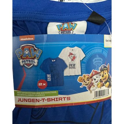 تی شرت آستین کوتاه پسرانه پاو پاترول مدل paW مجموعه دو عددی