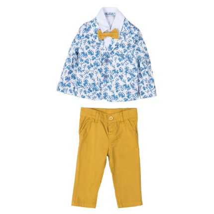 ست 4 تکه لباس پسرانه مدل هاوایی کد 02