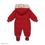 سرهمی نوزادی مدل خرگوش کد 2034-2 رنگ قرمز