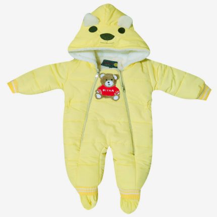 سرهمی نوزادی الشن مدل تدی کد Lim66 رنگ لیمویی