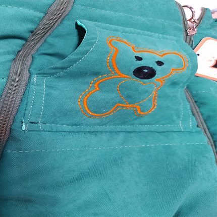 سرهمی نوزادی الشن مدل خرس مهربون رنگ سبز