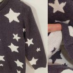 پلیور یقه گرد نوزادی مدل ستاره