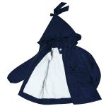 کاپشن نوزادی دخترانه مدل Kitten رنگ سرمه ای کد So99