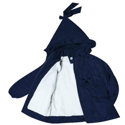 کاپشن نوزادی دخترانه مدل Kitten رنگ سرمه ای کد So99