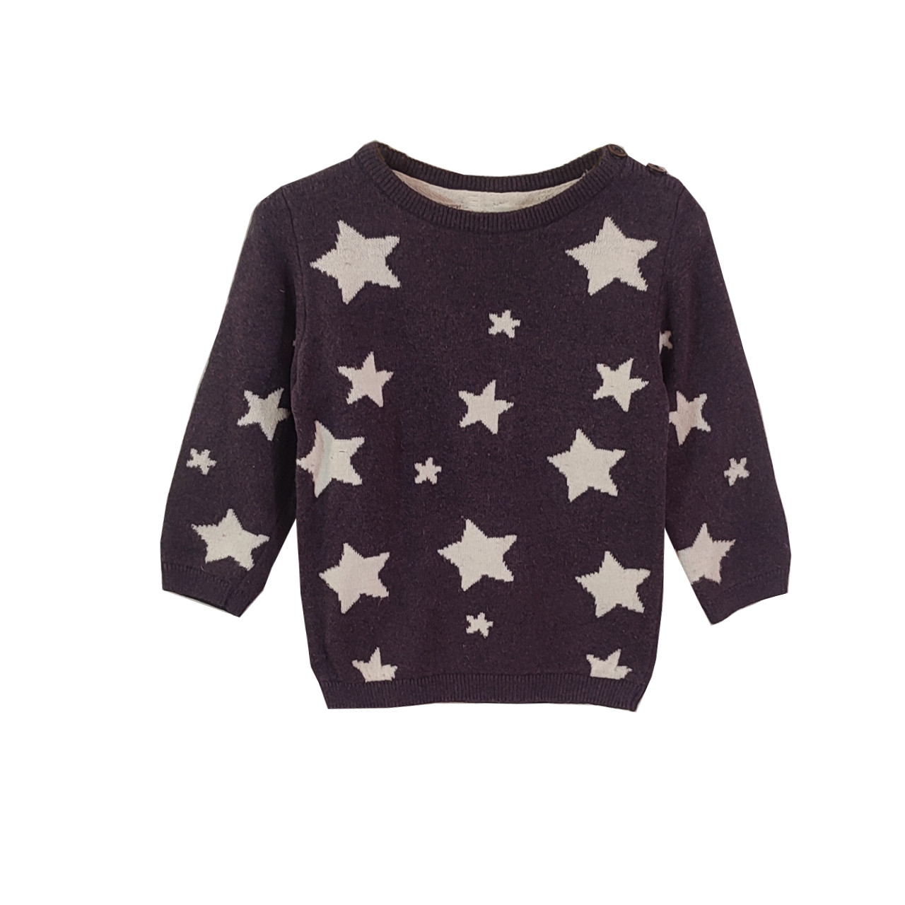 پلیور یقه گرد نوزادی مدل ستاره پلیور یقه گرد نوزادی مدل ستاره